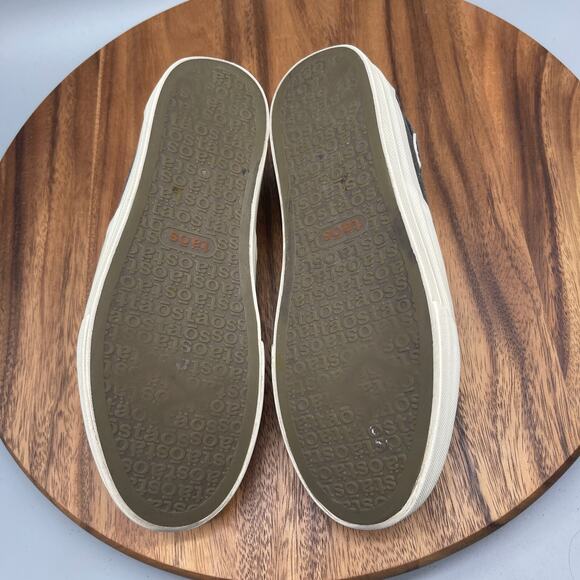 Taos Rubber Soul Shoes Womens Size 8.5 Charcoal Gray Canvas Comfort Slip On - Picture 7 of 8